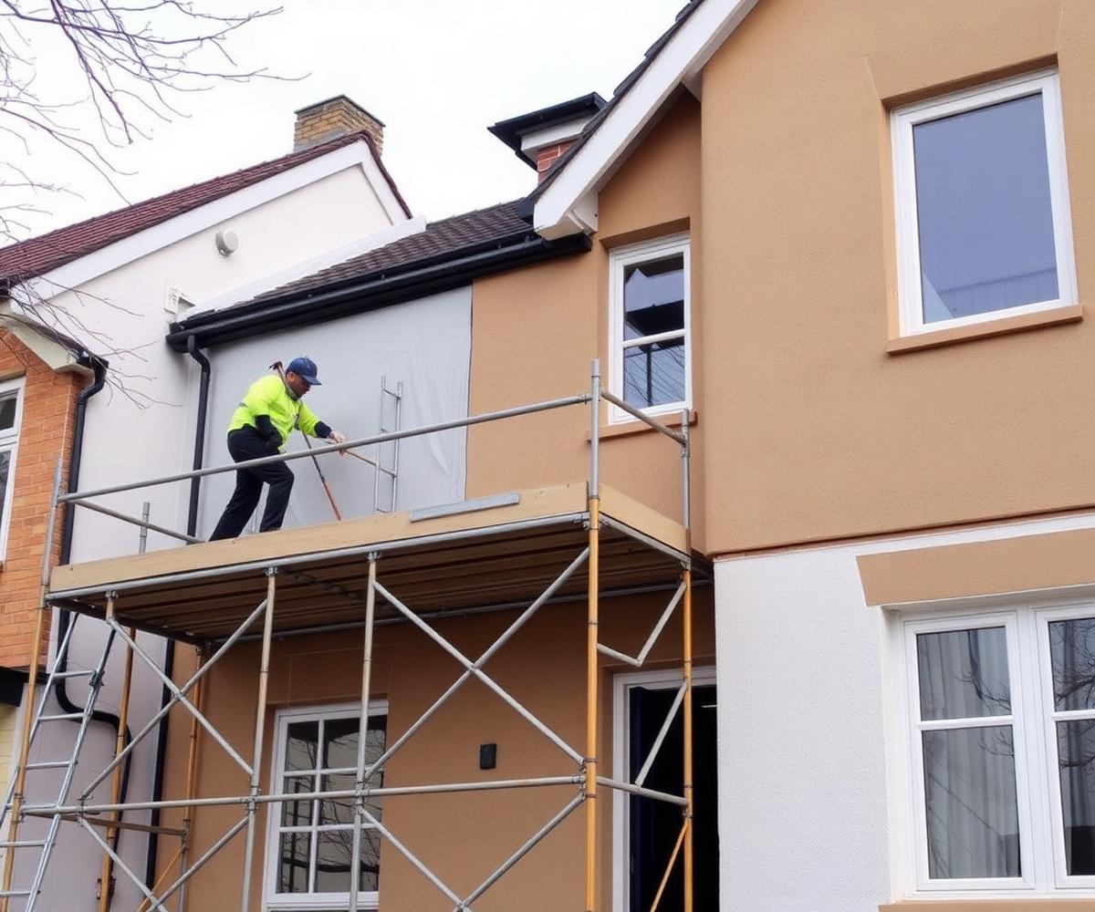 Before exterior renovation