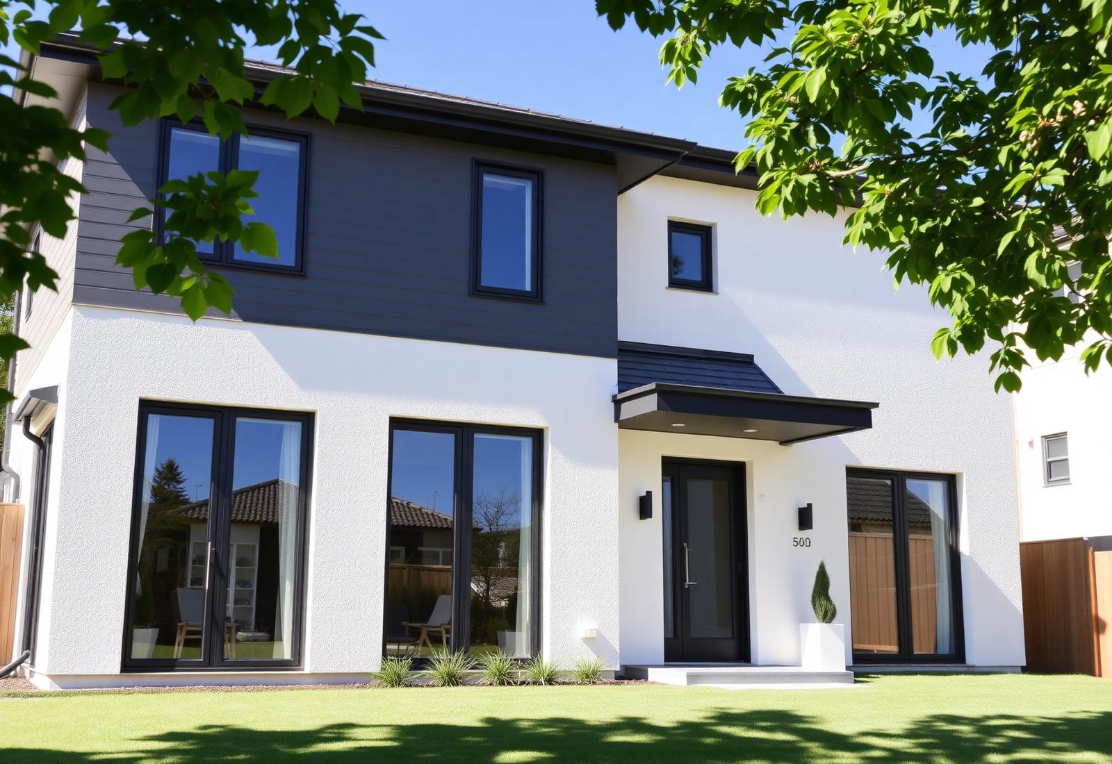 After exterior renovation